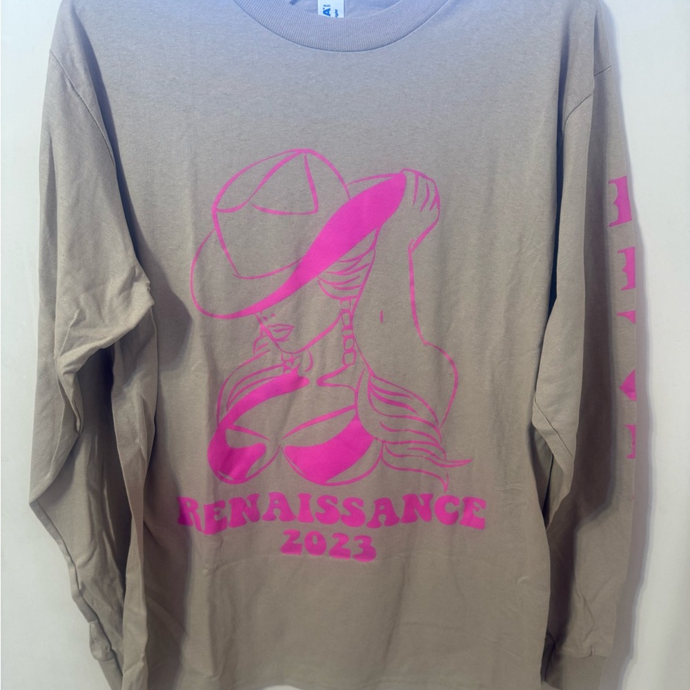 Beyoncé Renaissance Tour 2023 T Shirt with Pink Graphic